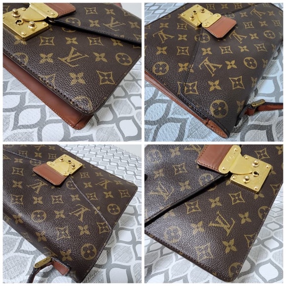 Authentic Louis Vuitton Monogram Canvas Concorde Bag - Picture 7 of 14